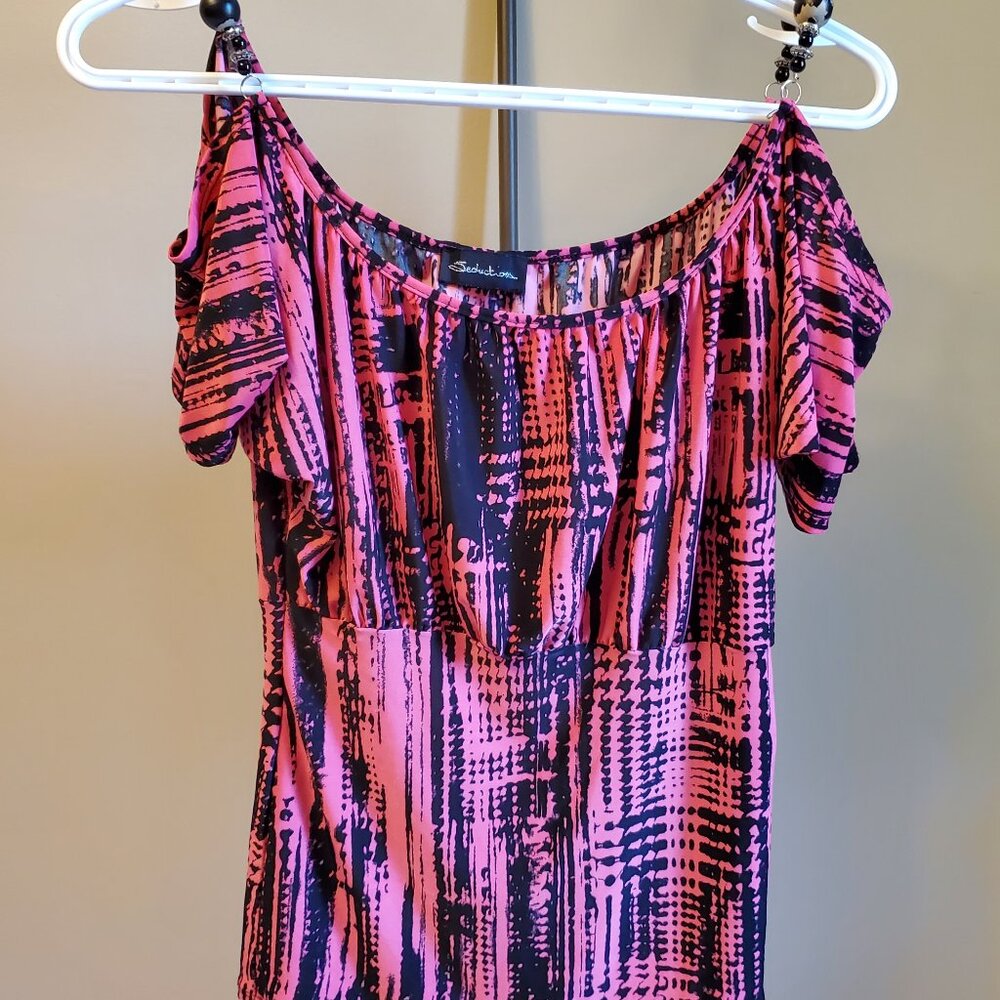Seduction Women's Cold Shoulder Blouse